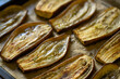 © ADDICTIVE STOCK - Oven roasted eggplant slices on parchment paper