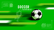 © momo design - Dynamic vector illustration of a soccer player kicking a ball during a tournament
