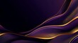 © Exotic - Elegant Purple and Gold Abstract Wave Background