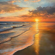 © Shayon - Scenic light dancing on sea and sky colors high resolution picture