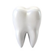 © rabbi - single white tooth isolated on white background PNG , AI GENERATED