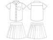 © GD TAWHIDUL - baby girl's school uniform design template vector design
