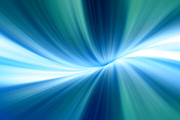 Wall Mural - Modern bright abstract dynamic line wave soft light gradient dark blue green background design for graphics pattern web illustration technology digital wallpaper template poster banner