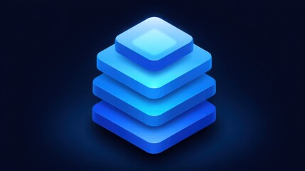 Wall Mural - ai-enhanced trade confirmation stack viewer icon concept for streamlined trade monitoring and analys