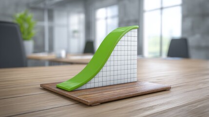 Wall Mural - innovative ai-powered fibonacci rejection probability curve icon concept for analyzing market trends