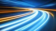 © Fahry - Abstract swirling light trails, bright colors