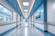 © Dzikrul Husnani - Serene Hospital Corridor: A Clean, Modern Architectural Perspective