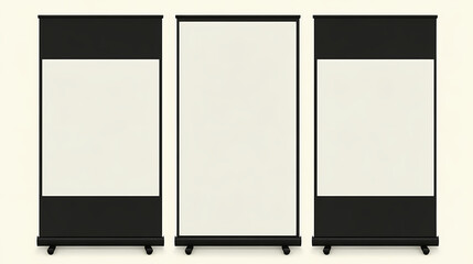 Wall Mural - blank roll banners