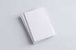 © Andrei - minimalistic flyer or brochure mockup image with ample copy space on plain background