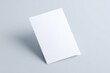 © Andrei - minimalistic flyer or brochure mockup image with ample copy space on plain background