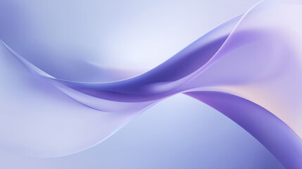 Fototapete - Vibrant iridescent abstract composition of flowing ribbons and gradients, capturing ethereal beauty with soft movement and glossy texture, perfect for modern visual art.