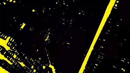 Rotating square.3d loop animation.Abstract background.