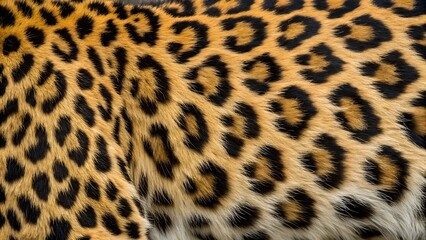 a close-up photograph focusing on the fur of a leopard. the style is naturalistic, capturing the int
