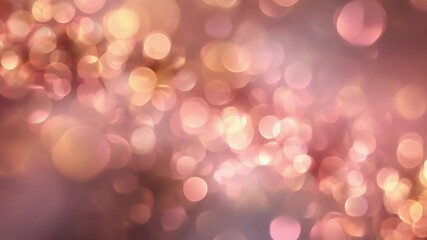 Wall Mural - soft glowing bokeh background with warm tones for a dreamy and ethereal atmosphere in photography