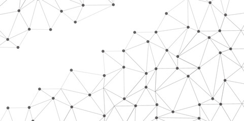 A beautiful Chaotic abstract line seamless pattern .Technology black illustration . Connected lines with dots .graphic background dots with connections for your design, illustration	
