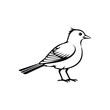 © AYAT - Lark bird outline drawing vector artwork