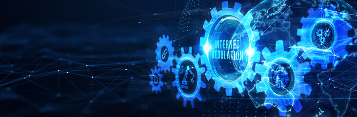 Wall Mural - regulation compliance rules law standard business technology concept. 3d illustration