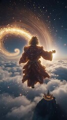 Wall Mural - Mystic Summoning Stardust Robe