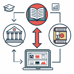 design a bold, vector-based icon library for a lending system, emphasizing a strong, modern aestheti