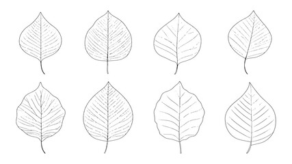 Mahogany leaf rich brown natural design