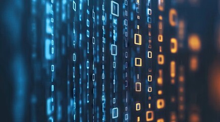 Binary code digital stream