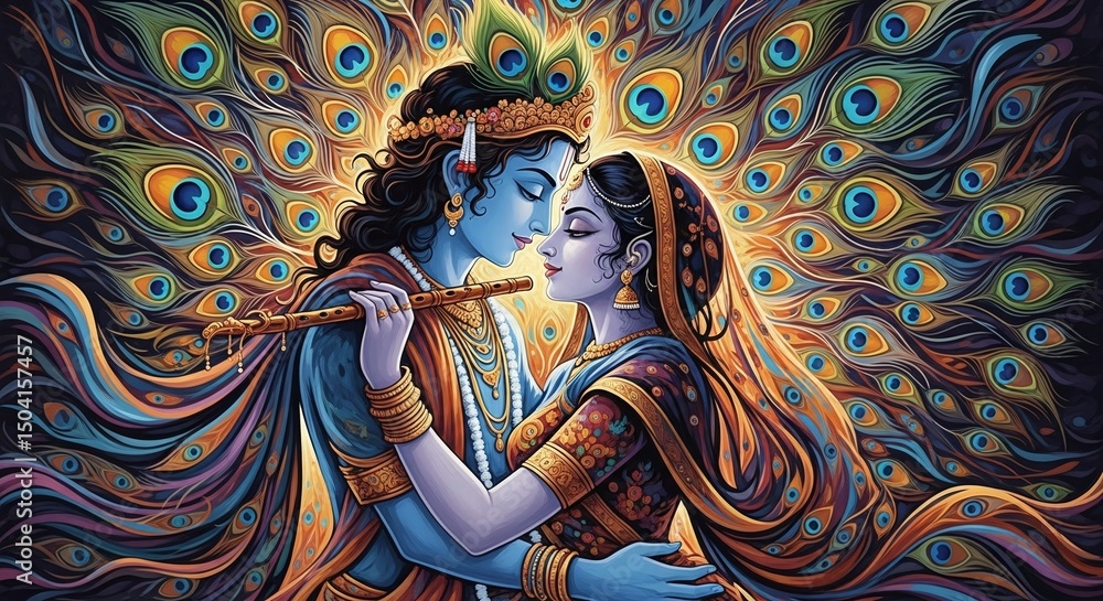 Radha and Krishna, The divine love story of Hindu gods Radha and ...