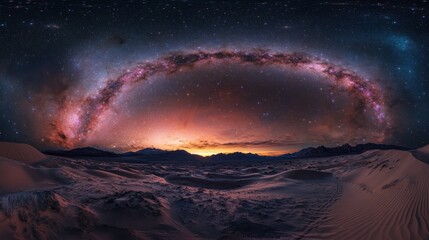 Wall Mural - Abstract cosmic nebula graphic design