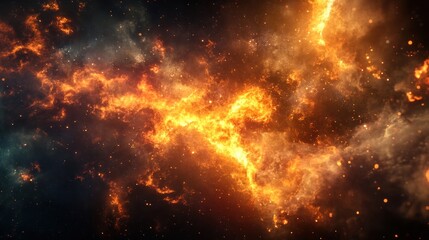 Wall Mural - Abstract nebula
