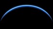 © Tabs - Celestial arc, a vibrant blue horizon of the Earth, outlined against the infinite black void of space