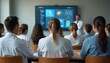 © Maryna - Doctors, students attend medical conference lecture in hospital. Health professionals discuss medical topics, innovative tech solutions. Education, training in healthcare industry. Medical learning,