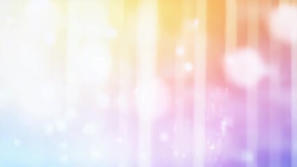 Aufkleber - Abstract scientific medical video with floating molecules, transparent petri dishes, and digital data streams, soft blurred light effects creating a futuristic lab atmosphere.