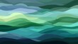 © 윤상필 - 추상적인 녹색 언덕과 파도 질감 배경 AI 생성
