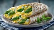 © BOJOShop - Delicious Scrambled Egg   Asparagus Breakfast Burritos
