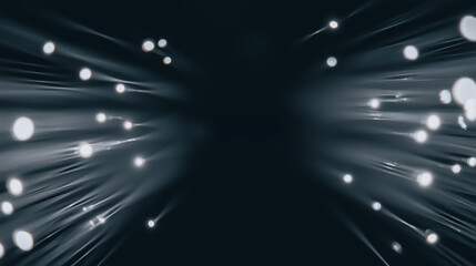 Wall Mural - abstract futuristic light: a visually striking and technologically advanced scene featuring streams 