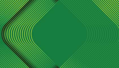 Poster - Abstract luxury glowing lines on green background. green abstract background with glowing geometric lines. modern gradient lines pattern