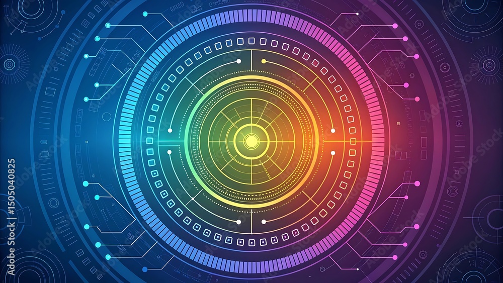 Abstract Technology Background Gemini API gen-lang-client-0847638545 ...