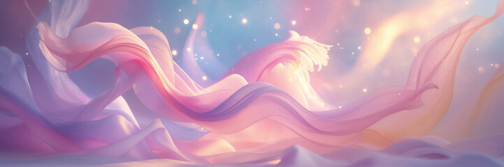 Wall Mural - background of abstract pastel colorful lights