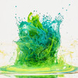 © Westend61 - Rotating liquid ink creates mesmerizing patterns in water