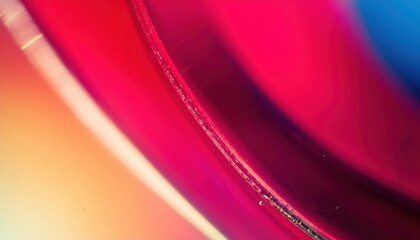 Poster - vibrant abstract macro of smooth gradient light streaks in pink, red, and blue tones for modern web background, print poster, or tech branding graphic

