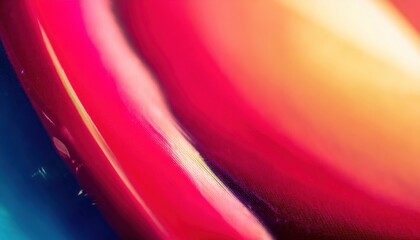 Poster - vibrant abstract macro of smooth gradient light streaks in pink, red, and blue tones for modern web background, print poster, or tech branding graphic

