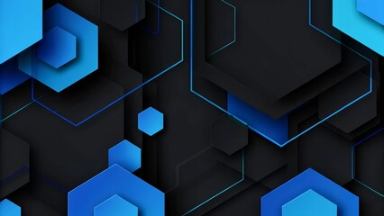 abstract geometric hexagon pattern background
