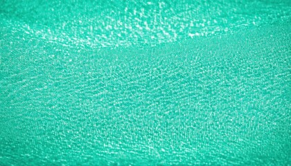 Poster - close-up of shiny teal textile texture with diagonal threads and soft sheen for web background, branding element, packaging design, or abstract digital artwork backdrop

