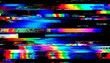 © dango - レインボーグリッチ　カラフルなデジタルノイズのアート　映像の乱れを鮮やかに表現したデジタルアート