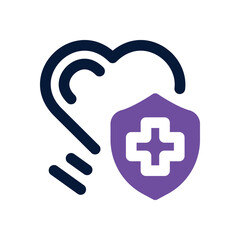 care duotone icon. sleek and modern vector icon for websites, mobile apps, marketing materials, and 