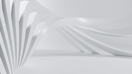 Wall Mural - abstract futuristic empty floor and room sci-fi corridor with light for showcase,room,interior,displ