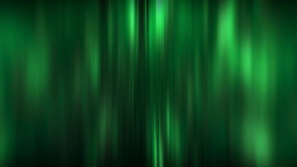 Wall Mural - abstract modern green background animation with blurred glowing lightstreaks. 4k seamless loop