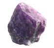 © Daily Stock - A large purple rock sits on a white background