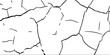 © feroj - A high-contrast black and white image of cracked, dry earth with deep fractures spreading across the surface, resembling drought-affected soil or old peeling paint.