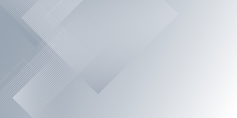 Fototapete - white and blue abstract modern technology background design. Minimal blue gradient abstract modern background with futuristic concept. Design for poster, template on web, banner, presentation vector.