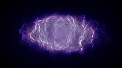 Wall Mural - technology pink sphere with connecting dots. digital abstract network structure. 3d rendering.